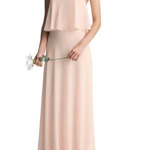 Bill Levkoff Dress Size 4 in SLATE/DUSTY BLUE